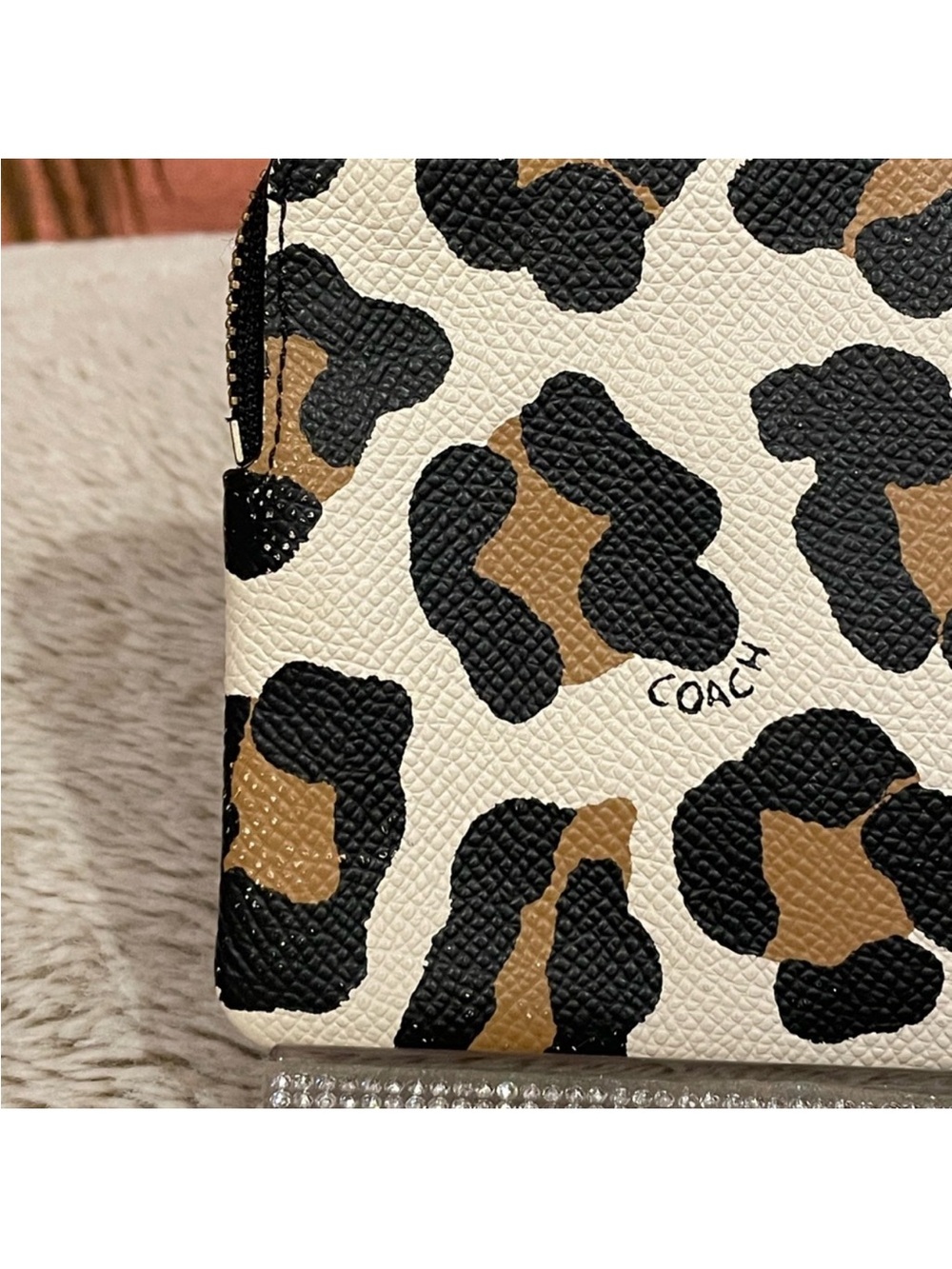 COACH Leopard Print Wristlet - Picture 12 of 12